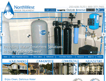 Tablet Screenshot of nwwatertreatment.com
